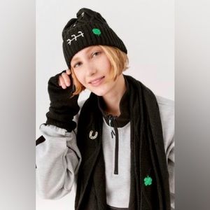 Urban Outfitters Bella Embroidered Beanie - NWT